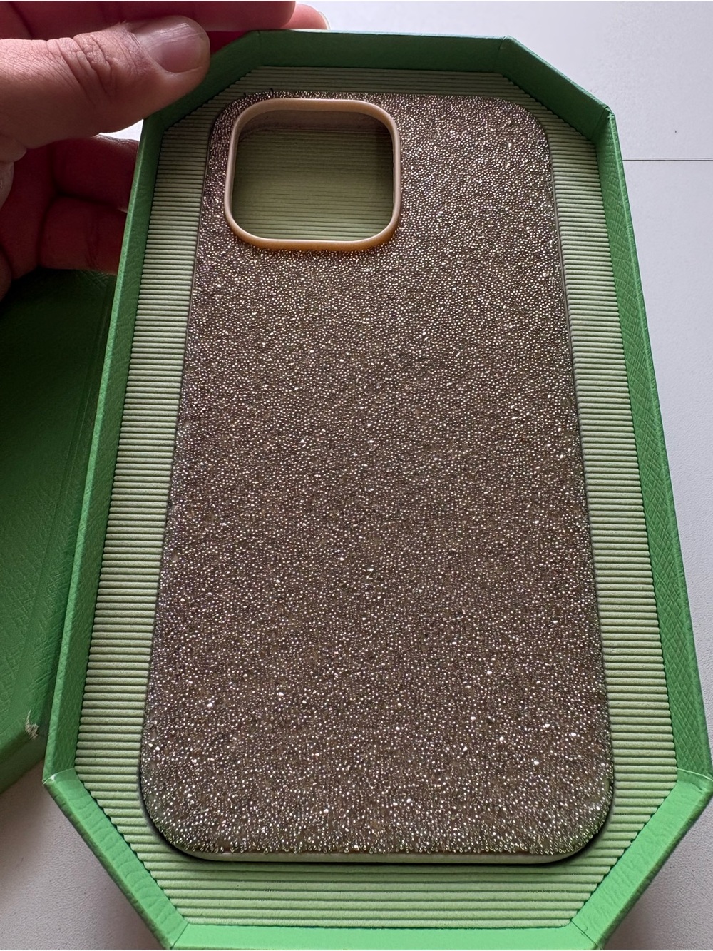 Swarovski Gold Glitter Crystal Phone Case